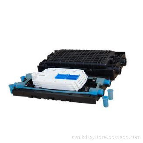Inline type ABS PP fiber splice enclosure 4 trays for Wall
